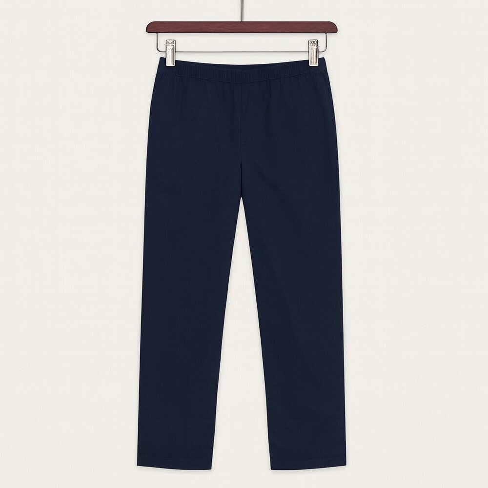 Kids Classic Navy Straight Leg Pants Minimalist Everyday Size 9-10 Lefties